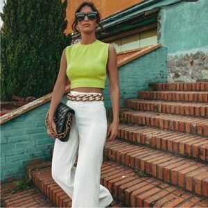 Zara Ribbed Knit Crop Top